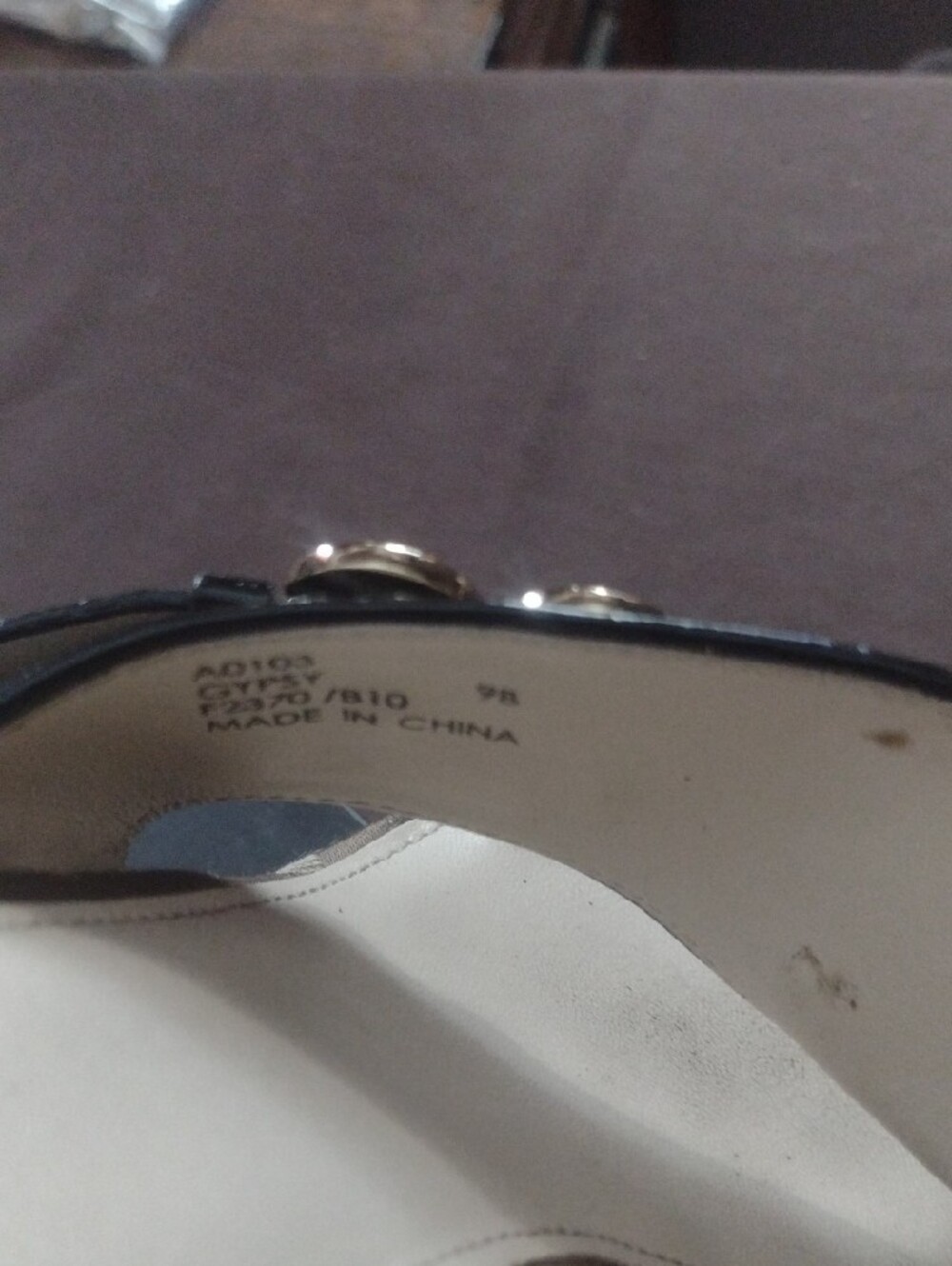 Coach Brown and Black Signature Monogram Wedge Sandals - Picture 6 of 8